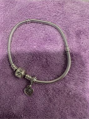 Pandora Moments snake chain charm bracelet